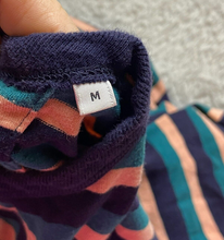 Load image into Gallery viewer, Saturdays New York City Sweater Medium Striped Crew Neck Outerwear Pullover Mens