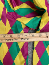 Load image into Gallery viewer, Cesnleoik Jacket Adult Medium Yellow Green Pink Mardi Gras Linen Sport Mens NWT