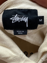 Load image into Gallery viewer, Stussy Sweatshirt Adult Medium Beige Front Pocket Hoodie Sweater Pullover Mens