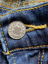 Load image into Gallery viewer, Lucky Brand Jeans Womens 8/29 (34x31) Blue Ringspun Dungarees Flare Denim Ladies