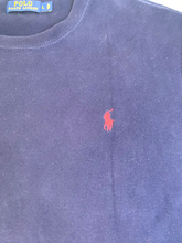 Load image into Gallery viewer, POLO Ralph Lauren Sweater Adult Large Navy Blue Crew Neck Outerwear Pullover Men