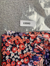 Load image into Gallery viewer, Juicy Couture Shirt Womens Medium Colorful AOP Flower Ruffle Trim Blouse Boho