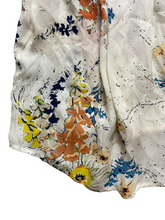 Load image into Gallery viewer, Anthropologie JOIE Shirt Womens Small Ivory AOP Floral Boho Hippie Peasant