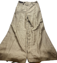 Load image into Gallery viewer, Trina Turk Pants Womens 6 Tan Wide Leg High Rise Front Pockets Womens