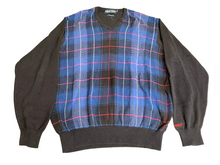 Load image into Gallery viewer, POLO Ralph Lauren Sweater Adult Extra Large Blue Black Knitted Golf Pullover Men