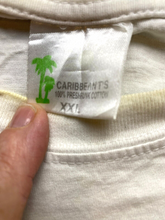 Load image into Gallery viewer, VTG Caribbean Map Shirt Adult 2XL White St Martin FWI Island of Paradise 90s Men