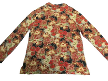 Load image into Gallery viewer, Vintage Chicos Jacket Womens 3 2XL Allover Print Flower Spandex Blazer Ladies