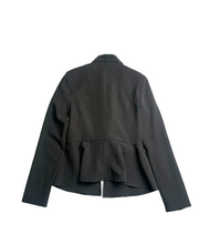 Load image into Gallery viewer, Imaginary Voyage Jacket Womens Small Black Sequins Collar Open Front Blazer Suit