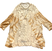 Load image into Gallery viewer, Free People Shirt Womens Small Tie Dye Oversized Lagenlook Boxy Viscose Boho