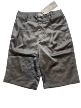 Load image into Gallery viewer, Sans Souci Shorts Womens Small 29x10 Black Pleated Spandex Stretch Bermuda NWT