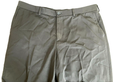 Load image into Gallery viewer, IZOD Pants Adult 40x30 Black Flat Front Straight Leg Trouser Casual Dress Mens
