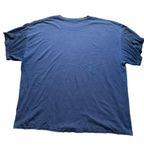Load image into Gallery viewer, VTG Rock Paper Shocker Scissor Shirt Adult 2XL XXL Navy Blue Funny Hand Game Men