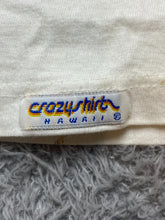 Load image into Gallery viewer, VTG Crazy Shirts Womens One Size White Hawaiian Floral Art Artsy Single Stitch