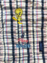 Load image into Gallery viewer, Vintage Looney Tunes Shirt Womens 14W/16W Navy Pink Tweety Bird Sylvester Plus
