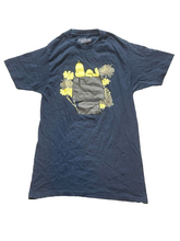 Load image into Gallery viewer, Peanuts Shirt Womens Small Navy Blue Snoopy Funny Cartoon Streetwear Ladies