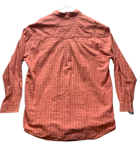 Load image into Gallery viewer, Roper Shirt Adult Extra Large Linen Blend Western Rodeo Flip Cuffs Contrast Mens