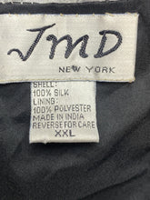 Load image into Gallery viewer, JMD New York Jacket Womens 2XL Silk Sequins Beaded Open Front Blazer Cardigan