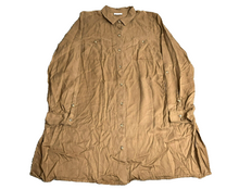 Load image into Gallery viewer, J Jill Dress Womens Large Brown Oversized Button Up Lagenlook Tunic Shirt Ladies