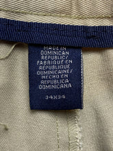 Load image into Gallery viewer, IZOD Pants Adult 34x34 Tan Straight Leg Flat Front American Chino Casual Mens