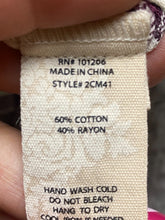 Load image into Gallery viewer, Soft Surroundings Shirt Womens Medium Burgundy Plaid Tunic Patchwork Ladies