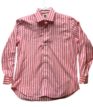 Load image into Gallery viewer, Peter Millar Shirt Adult Extra Large Watermelon Stripes Button Up Crown Mens