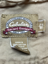 Load image into Gallery viewer, Cabela's Vest Adult 2XL XXL Khaki Fishing Outdoor Safari Series Jacket Mens