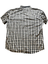 Load image into Gallery viewer, Southpole Shirt Adult 4XL Black White Checkered Double Flap Pockets Casual Mens