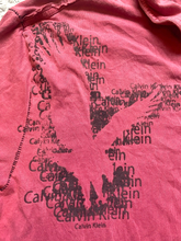 Load image into Gallery viewer, Calvin Klein Shirt Adult Large Y2K Maroon Eagle Spell Out Logo Pocket Polo Mens