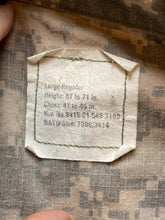 Load image into Gallery viewer, US Army Jacket Adult Large Digital Camo Zip Up USGI Combat Uniform Military Mens