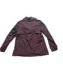 Load image into Gallery viewer, Everlane Jacket Womens Small Burgundy Double Breasted Trench Coat Oversized