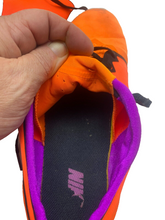 Load image into Gallery viewer, Nike Shoes Womens 9.5 Orange Black Lace Up Running Athletic Trainers Lunarlon
