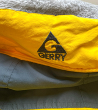Load image into Gallery viewer, Gerry Jacket Adult Large Yellow Black Windbreaker Zip Up Snaps Outdoor Nylon Men