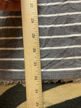 Load image into Gallery viewer, BB Dakota Dress Womens Large Gray White Bell Sleeve Hippie Spandex Viscose Tunic