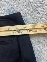 Load image into Gallery viewer, J Crew Pants Womens 4 (32x27) Black Flat Front Wool Trousers Straight Leg Dress