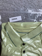 Load image into Gallery viewer, Tommy Bahama Shirt Adult Extra Large White Green Striped Preppy Golf Polo Mens