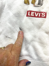 Load image into Gallery viewer, Levi’s X Star Wars Sweatshirt Youth Medium White Droids Hoodie Sweater Boys