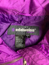 Load image into Gallery viewer, Edelweiss Skiwear Jacket Womens Small Purple Plum Ski Snowboard Outdoor Nylon