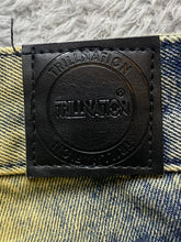 Load image into Gallery viewer, Trillnation Shorts Adult 34x14 Blue Denim Distressed Punk Acid Wash Jean Mens
