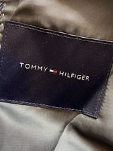 Load image into Gallery viewer, Tommy Hilfiger Sport Coat Mens 42L Gray Blue 100% Wool Suit Blazer Houndstooth