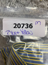 Load image into Gallery viewer, Alan Flusser Shirt Adult Medium Blue Yellow Striped Pocket Casual Cuffs Mens