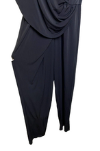 Load image into Gallery viewer, Anthropologie Silence Noise Jumpsuit Womens Medium Black Wrap Plunge V-Neck USA
