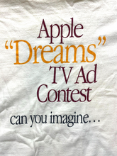 Load image into Gallery viewer, VTG Apple Shirt Adult Large Beige Dreams TV Ads Contest RARE 90s Tech Nerd Mens