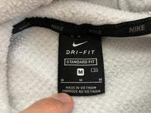 Load image into Gallery viewer, Nike Sweatshirt Adult Medium Gray Standard Dri Fit Swoosh Hoodie Sweater Mens