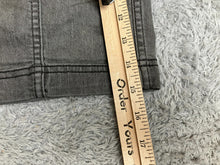 Load image into Gallery viewer, Free People Skirt Womens 2 (25x15) Black A-Line Back Zip Stretch Mini Denim Lady