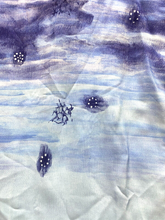 Load image into Gallery viewer, VTG Ali Miles Shirt Womens 16 Extra Large Blue Rayon Boho Peasant Boxy Oversized