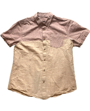 Load image into Gallery viewer, Prana Shirt Adult Large Redwood Tan Broderick Button Up Pocket Colorblock Mens