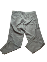 Load image into Gallery viewer, Grand Slam Pants Adult 42x30 Gray Pleated Straight Leg Trouser Casual Dress Mens