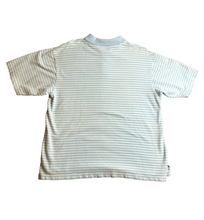 Load image into Gallery viewer, SouthPole Shirt Adult Large Blue White Stripe Preppy Streetwear Golf Polo Mens