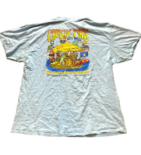 Load image into Gallery viewer, Cruisin Tikis Shirt Adult 2XL XXL Blue Key West Bar Hoping Animals Gecko Mens