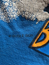 Load image into Gallery viewer, VTG Bugle Boy Shirt Adult Medium Blue Ski The Planet Single Stitch USA 80s Mens